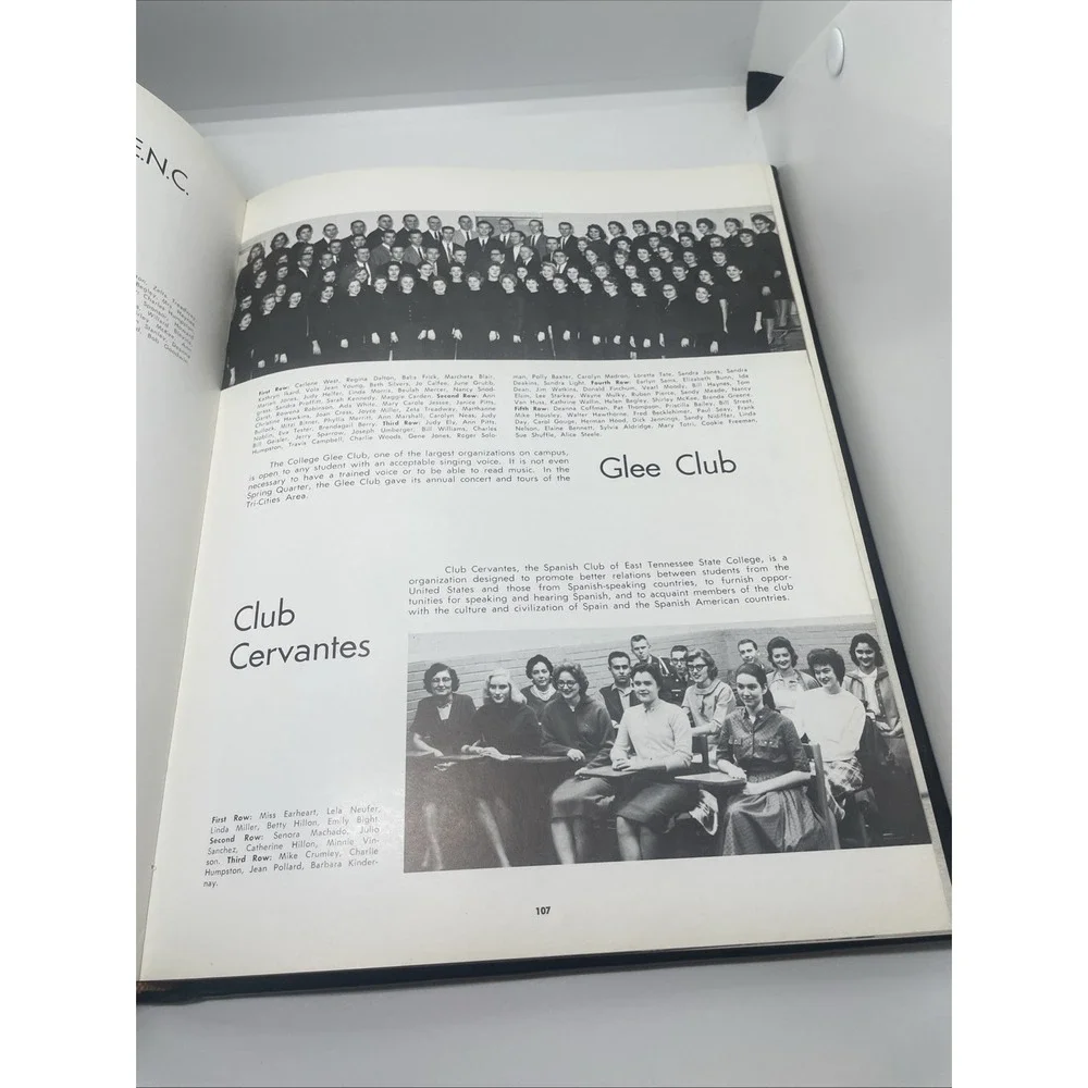 Yearbook ANNUAL‎ Buccaneer East Tennessee State College 1960 Johnson City TN
